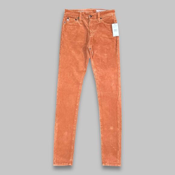 AG Adriano Goldschmied Farrah Skinny High-Rise Corduroy Jeans - Women’s Size 25R - Picture 1 of 6
